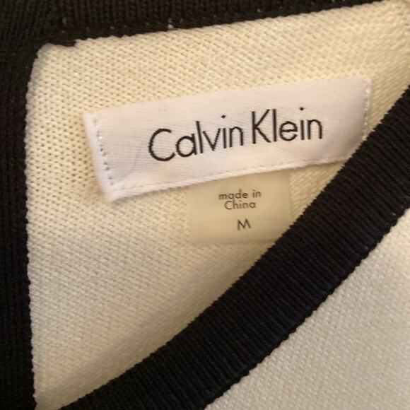 Calvin Klein NWT women’s size M block print fitted stretchy dress - Picture 2 of 5